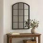 Espejo de pared Versa Negro 2,5 X 76 X 50,8 CM