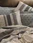 Juego de Ropa de Cama 100% Algodón Reforzado - 1 Funda Nórdica 140x200 cm + 2 Fundas de Almohada 60x60 cm - Marrón