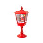 Lumineo Farol Papá Noel con movimiento y música, Rojo
