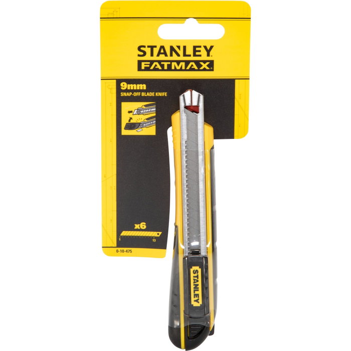 STANLEY Cúter Fatmax Bimaterial 9 mm con Cargador de Cuchillas STANLEY Cúter Fatmax Bimaterial 9 mm con Cargador de Cuchillas