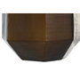 DKD Home Decor Jarrón de Cristal Glaseado Gris Oscuro 18x18x31 cm