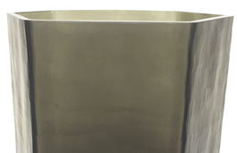 DKD Home Decor Jarrón Moderno Gris Oscuro 18 x 31 x 18 cm