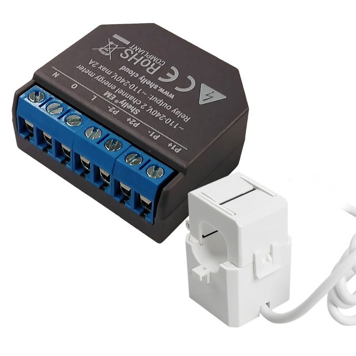 Módulo switch Wi-Fi Shelly SHELLY EM + 50A CLAMP