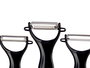 Kinvara Set 3 Peladores Negros Cocina 10.2x20x3.5 cm (Set de 12)