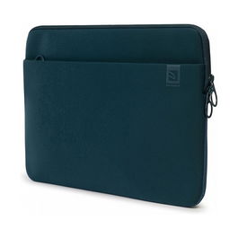 TUCANO Top Second Skin BFTMB16-B Funda de Neopreno para MacBook Pro 16", Azul, Resistente a Golpes y Rayones con Bolsillo Frontal