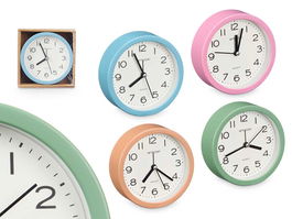 Giftdecor Reloj Redondo Surtido 12x12x4 cm (Set de 12)