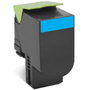 Lexmark 802XC Cartucho de tóner Cian Extra Alto Rendimiento