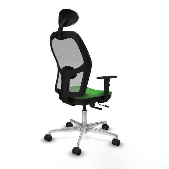 PIQUERAS Y CRESPO Silla de oficina Jorquera con mecanismo Sincro/Traslack Verde y Gris PIQUERAS Y CRESPO Silla de oficina Jorquera con mecanismo Sincro/Traslack Verde y Gris