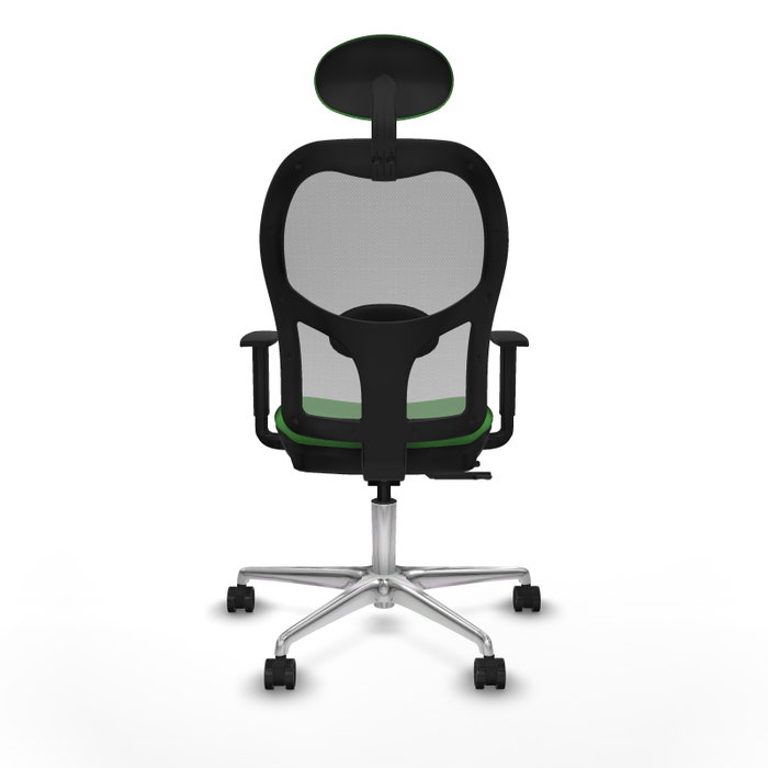 PIQUERAS Y CRESPO Silla de oficina Jorquera con mecanismo Sincro/Traslack Verde y Gris PIQUERAS Y CRESPO Silla de oficina Jorquera con mecanismo Sincro/Traslack Verde y Gris