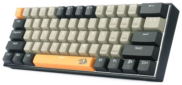 Redragon LAKSHMI K606 Teclado Mecánico Gamer Cableado USB 61 Teclas Layout Inglés (USA) Redragon LAKSHMI K606 Teclado Mecánico Gamer Cableado USB 61 Teclas Layout Inglés (USA)