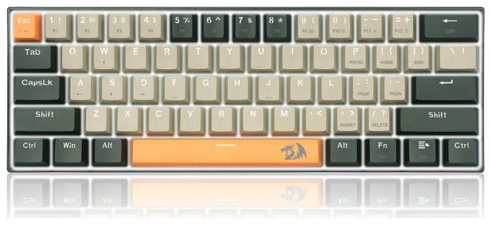 Redragon LAKSHMI K606 Teclado Mecánico Gamer Cableado USB 61 Teclas Layout Inglés (USA) Redragon LAKSHMI K606 Teclado Mecánico Gamer Cableado USB 61 Teclas Layout Inglés (USA)