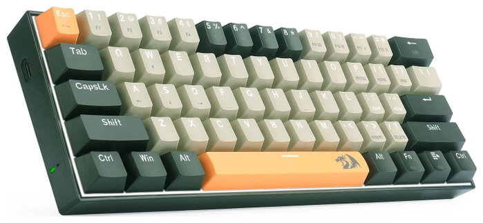 Redragon LAKSHMI K606 Teclado Mecánico Gamer Cableado USB 61 Teclas Layout Inglés (USA) Redragon LAKSHMI K606 Teclado Mecánico Gamer Cableado USB 61 Teclas Layout Inglés (USA)