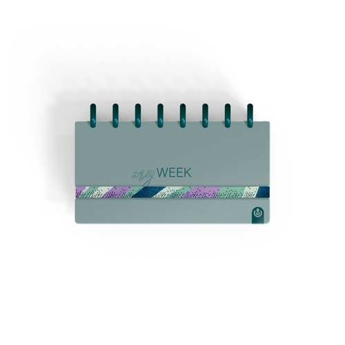 Carchivo Planificador Semanal My Week Check List Turquesa