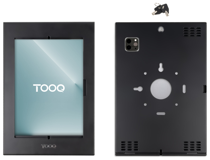 Tooq TQATTE2601-S-B Marco antirrobo para tablet color negro