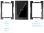 Tooq TQATTE2601-S-B Marco antirrobo para tablet color negro