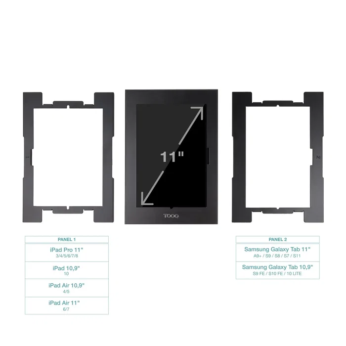 Tooq Marco Antirrobo para Tablet 11 Pulgadas, Negro