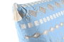 DKD Home Decor Cojin Elape Azul Blanco Algodon Polyester 20 x 60 x 60 cm