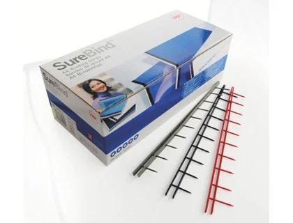 Gbc Puas Surebind 25mm Peine Blanco Caja de 100 Peines para Encuadernacion A4