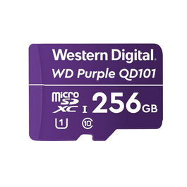 Western Digital WD Purple SC QD101 MicroSDXC 256GB Clase 10 UHS Speed Class 1 para Vigilancia Ultra Endurance