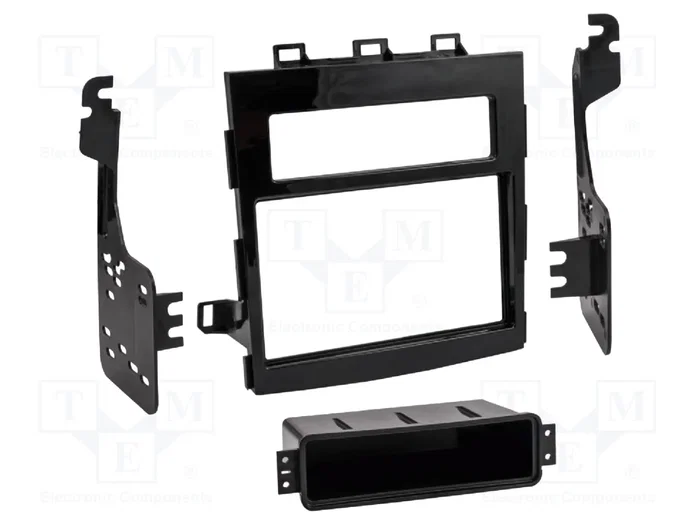 ACV Bastidor de montaje de radio 2 DIN para Subaru, Negro Brillante ACV Bastidor de montaje de radio 2 DIN para Subaru, Negro Brillante
