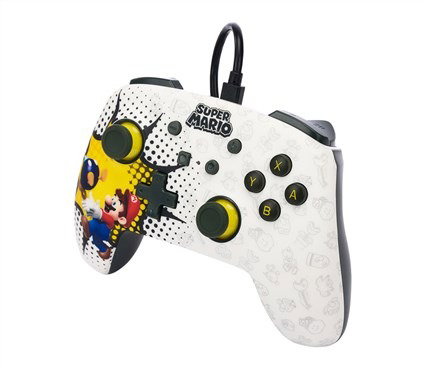 Power A Mando con Cable Enhanced Bob-omb Blast NSGP0085-01 para Nintendo Switch y Switch OLED