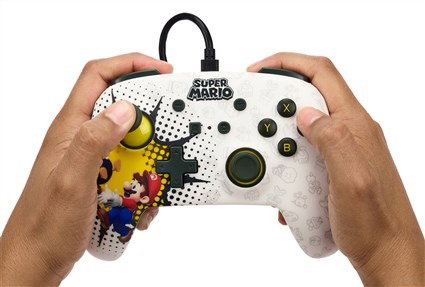 Power A Mando con Cable Enhanced Bob-omb Blast NSGP0085-01 para Nintendo Switch y Switch OLED