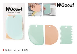 Wooow Rascador de Masa 3 Unidades 11 cm x 1 cm x 19 cm (48 Unidades)