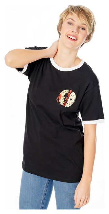 Viernes 13 Camiseta Life Ring Mask Reverse Talla L