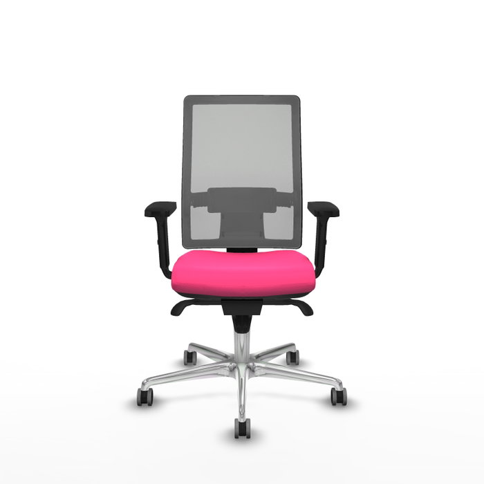 PIQUERAS Y CRESPO Silla de oficina Horna Rosa y Gris PIQUERAS Y CRESPO Silla de oficina Horna Rosa y Gris