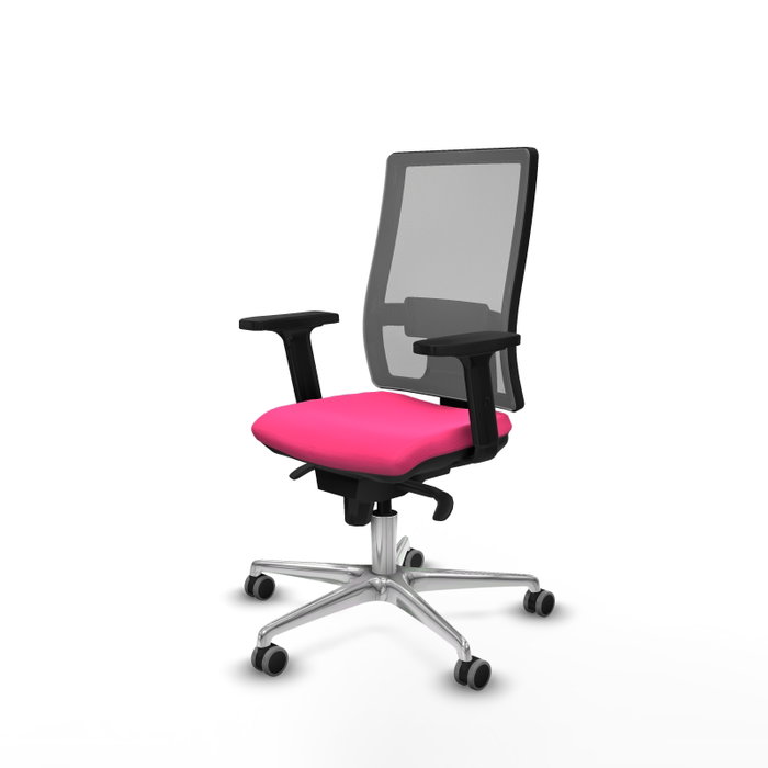 PIQUERAS Y CRESPO Silla de oficina Horna Rosa y Gris PIQUERAS Y CRESPO Silla de oficina Horna Rosa y Gris