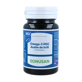 Bonusan Omega-3 MSC Aceite de Krill 60 perlas