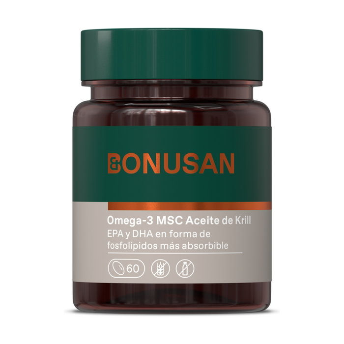 BONUSAN Omega-3 MSC Aceite de Krill 60 perlas