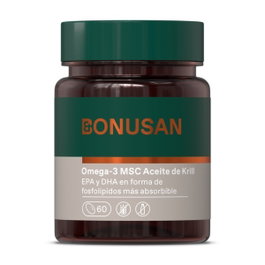 BONUSAN Omega-3 MSC Aceite de Krill 60 cápsulas