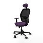 PIQUERAS Y CRESPO Silla de oficina Jorquera Morado y Negro