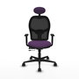 PIQUERAS Y CRESPO Silla de oficina Jorquera Morado y Negro