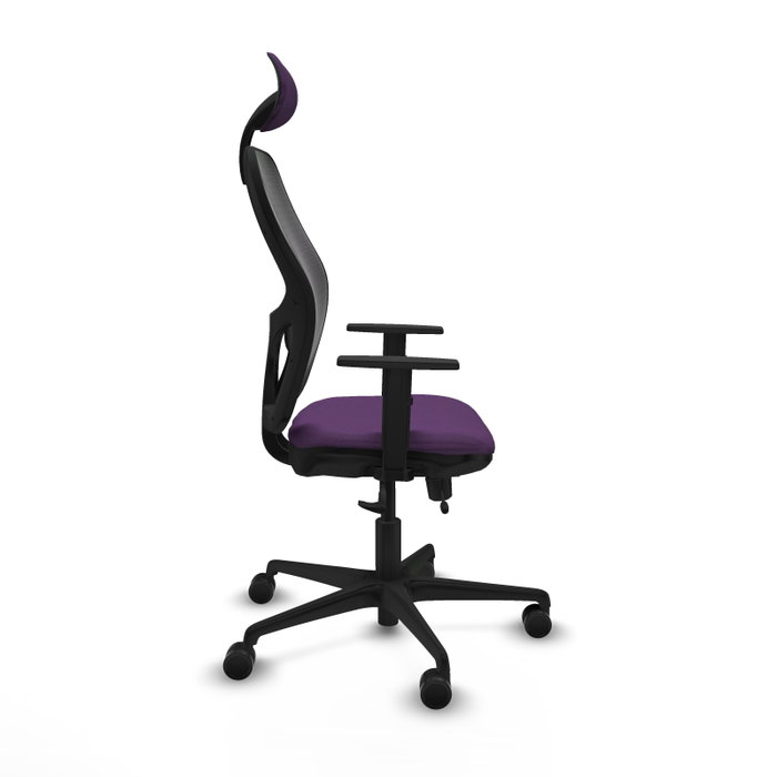 PIQUERAS Y CRESPO Silla de oficina Jorquera Morado y Negro
