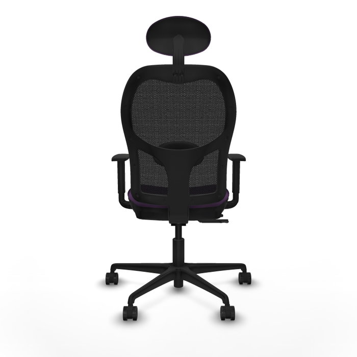 PIQUERAS Y CRESPO Silla de oficina Jorquera Morado y Negro