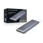 Conceptronic HDE01G Caja Externa para SSD M.2 SATA, USB-C, Gris