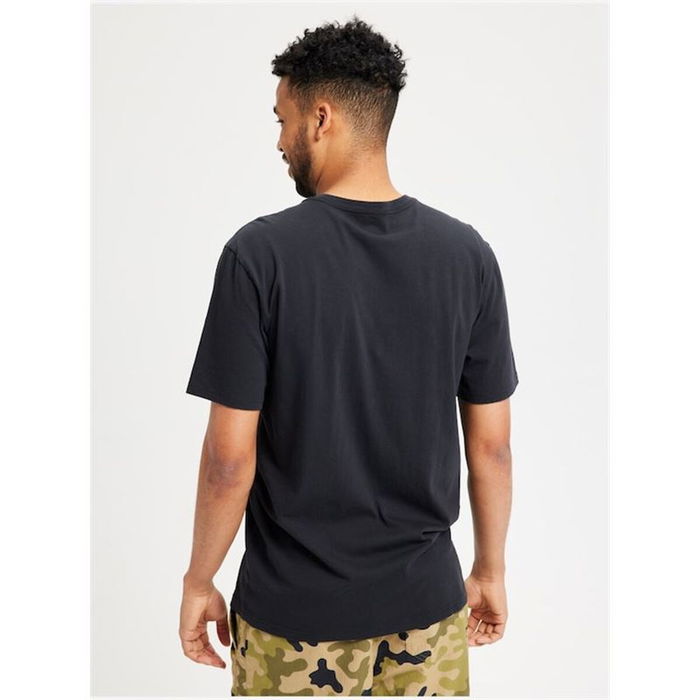 Camiseta de Manga Corta Hombre Burton Horizontal Mountain Negro 13-14 Años