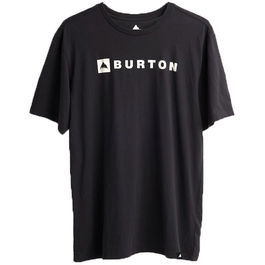 Camiseta de Manga Corta Hombre Burton Horizontal Mountain Negro 13-14 Años