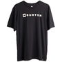 Camiseta de Manga Corta Hombre Burton Horizontal Mountain Negro 13-14 Años