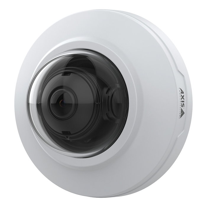 Axis Cámara de Seguridad IP M3086-V 4MP, Lente 2.4mm, Visión de 130°, Visión Nocturna, Detector de Movimiento, Interior, Montaje Techo/Pared, PoE, Blanca