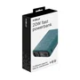 Celly PBUP10000BL Powerbank Batería Externa 10000 mAh 20W Fast Carga USB-C/A Azul con Pantalla LED
