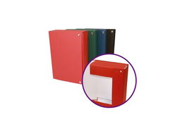 Carpeta De Proyectos Mariola Canarias Carton Forrado Geltex Armada Cierre Gomas 7Cm Verde