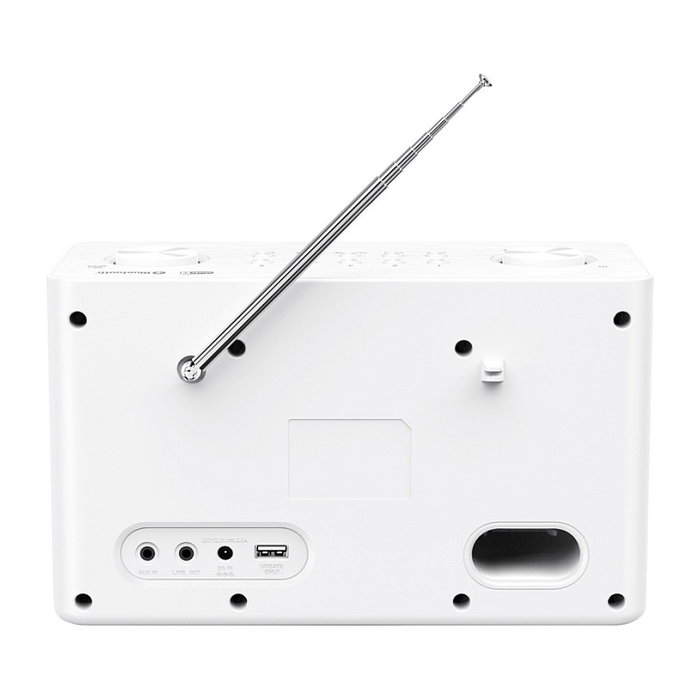 Kenwood CR-ST80DAB-W Radio Personal Digital con DAB+ y Bluetooth, Color Blanco