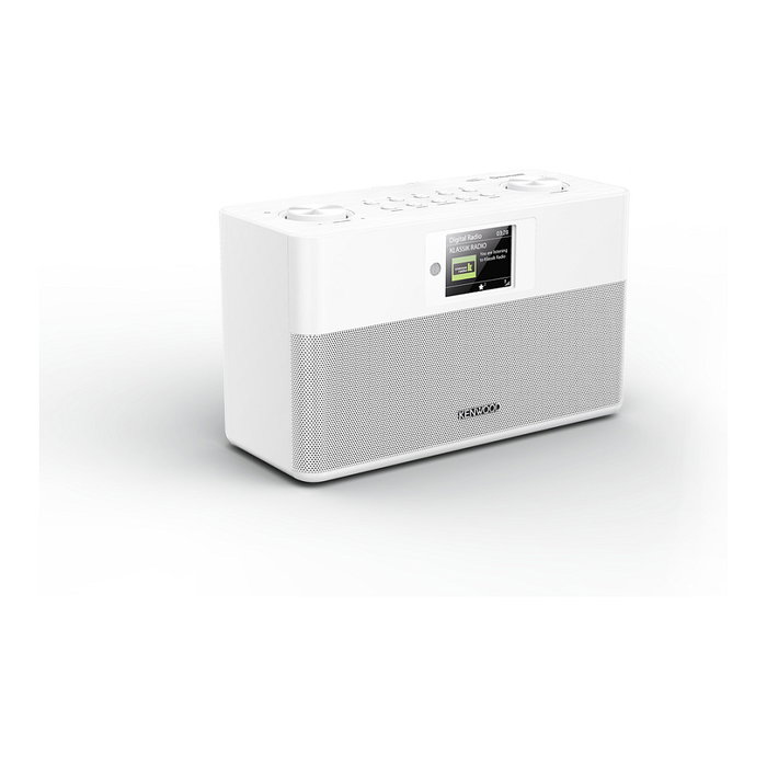 Kenwood CR-ST80DAB-W Radio Personal Digital con DAB+ y Bluetooth, Color Blanco