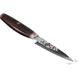 Miyabi 6000MCT Shotoh 9cm Cuchillo de vegetales Marrón/Plata