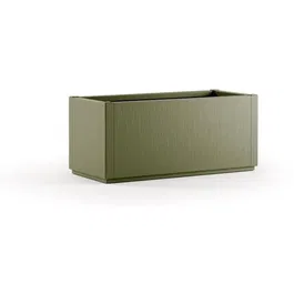 Stefanplast STE8003507685024 Jardinera Rectangular 80 cm Verde