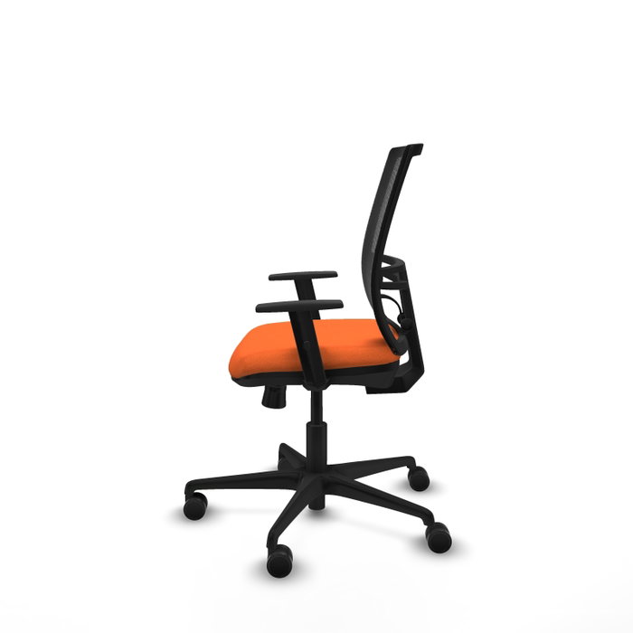 PIQUERAS Y CRESPO Silla de oficina Yunquera Naranja y Negro