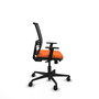 PIQUERAS Y CRESPO Silla de oficina Yunquera Naranja y Negro